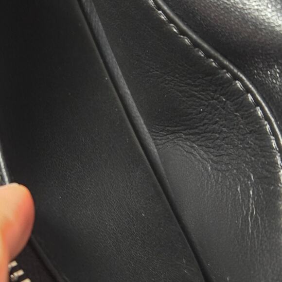 Coach Pillow Tabby Shoulder Bag 20 Black Nappa Leather with Silver Hardware - Picture 10 of 13